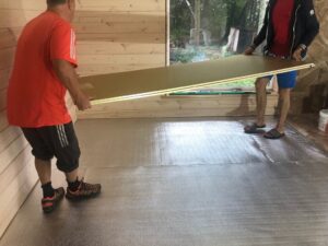 Электрическая панель. Теплый пол для отопления каркасных домов. Хотпанел