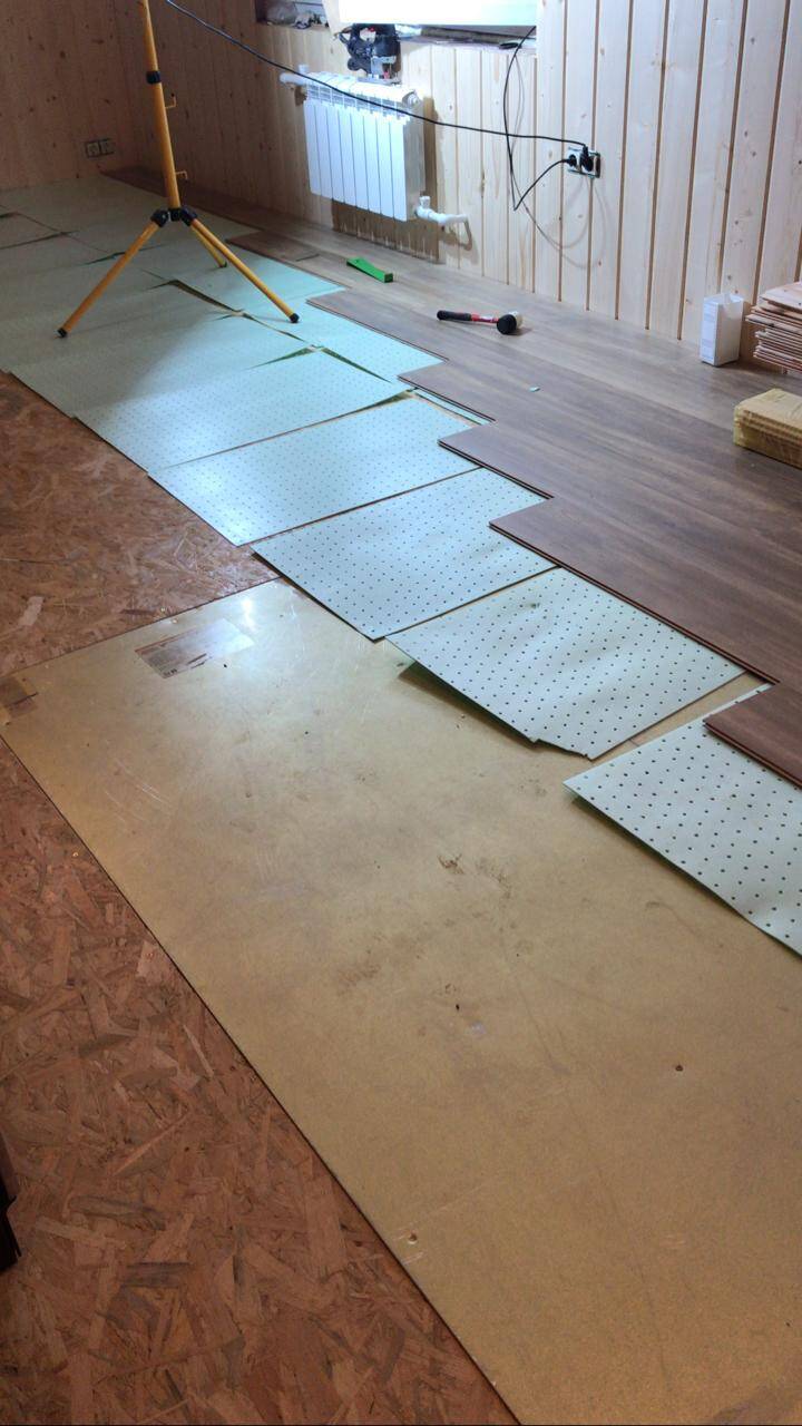 Теплый пол под ламинат