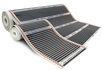 Теплый пол в бане из инфракрасной пленки