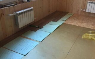 Отопление дома из СИП панелей электрическими теплыми полами Хотпанел