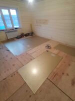 Отопление деревянного дома из бруса тёплым полом "Хотпанел".