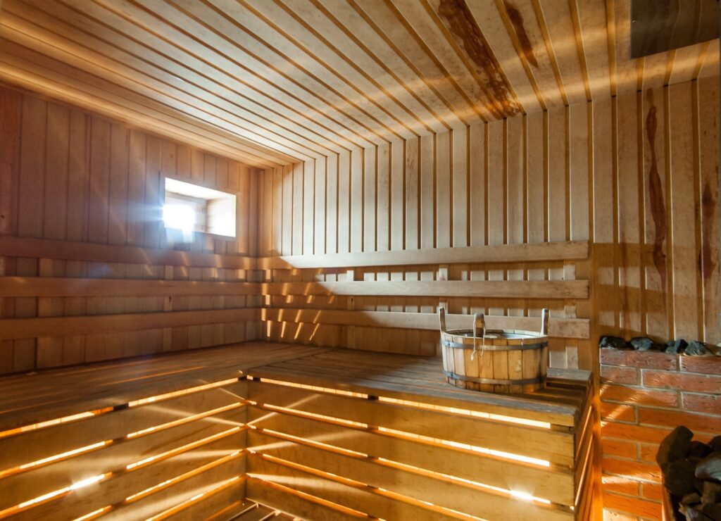 Теплый пол в бане