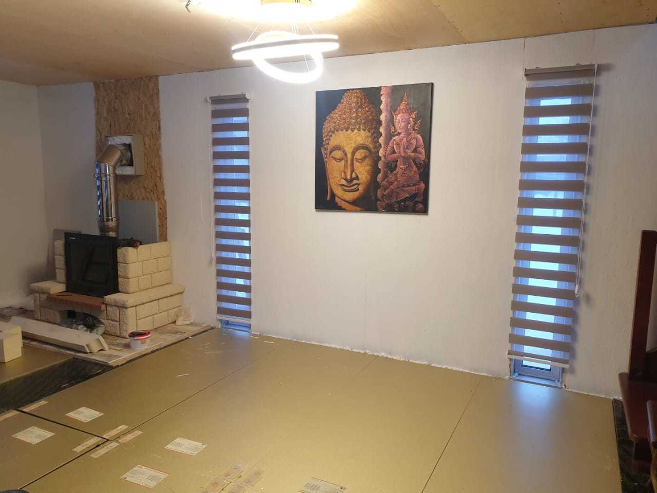 Монтаж отопительных панелей в каркасном доме