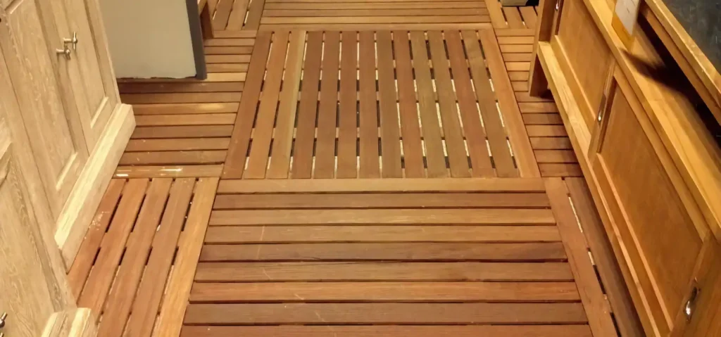 Полы в бане