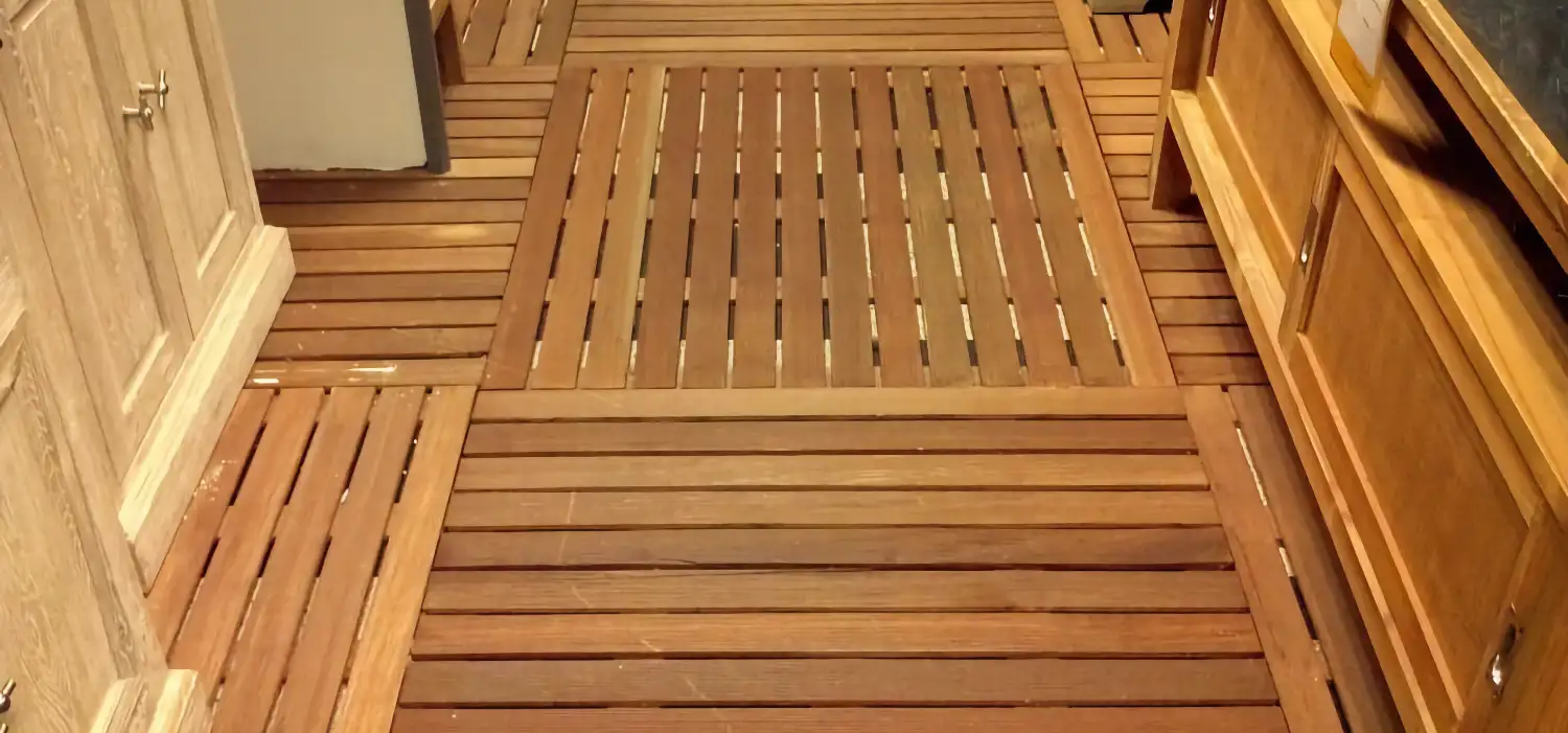 Полы в бане