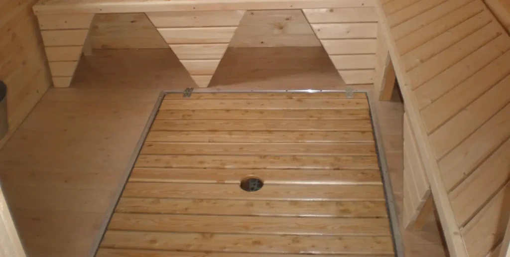 Непротекающими называются полы в бане