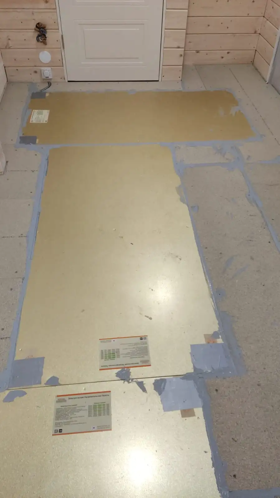 Отопление прихожей в доме из бруса