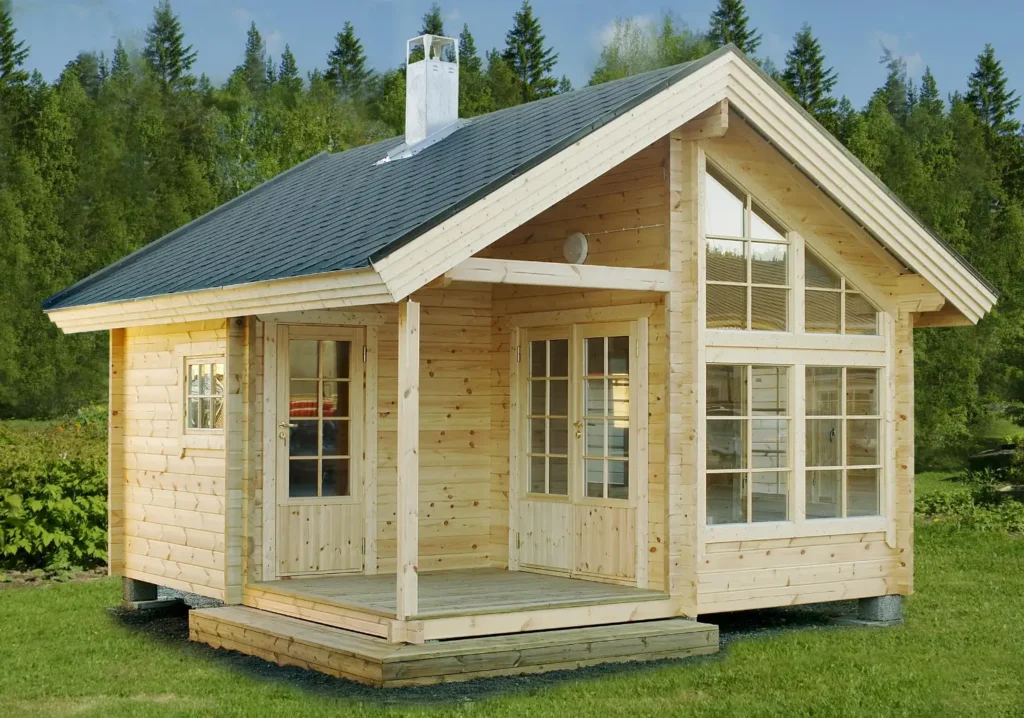 Небольшой каркасный дом