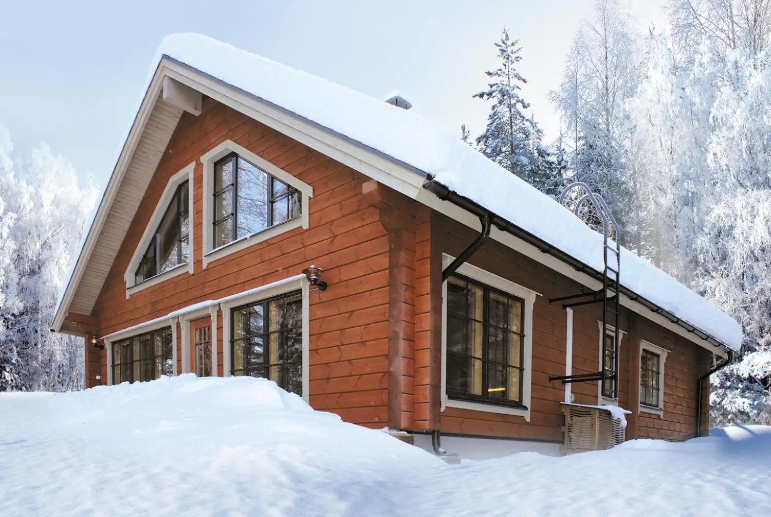 Теплый пол в условиях сибирской зимы.