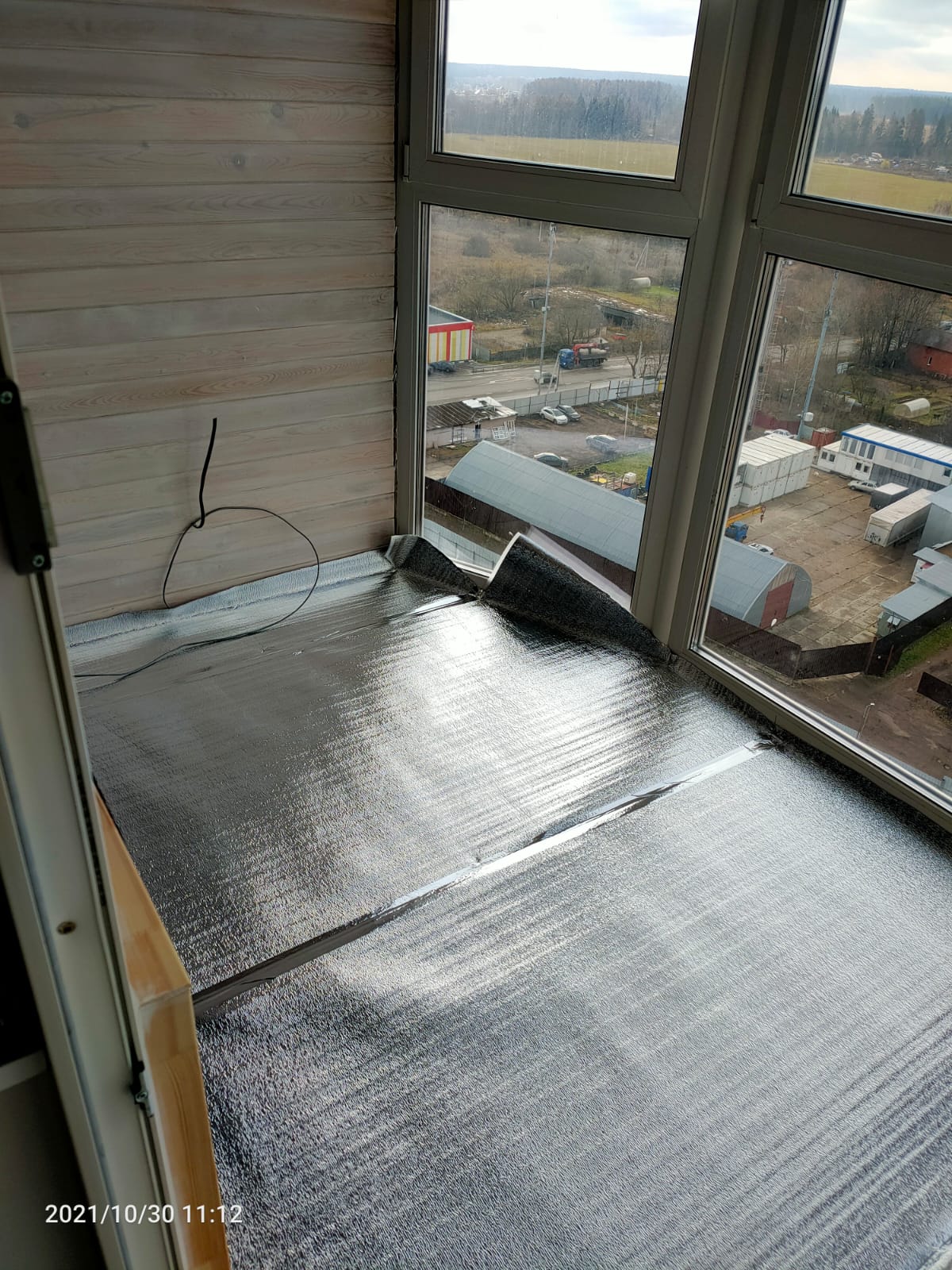 Теплый пол на балконе