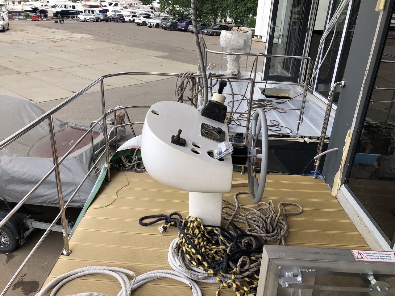 Отопление хаусбота, дома на воде.