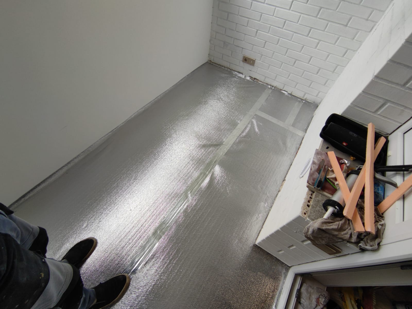 Теплый пол на балконе