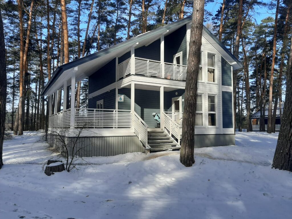 Отопление деревянного коттеджа теплым полом Хотпанел