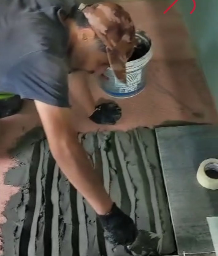 Укладка плитки на теплый пол Хотпанел