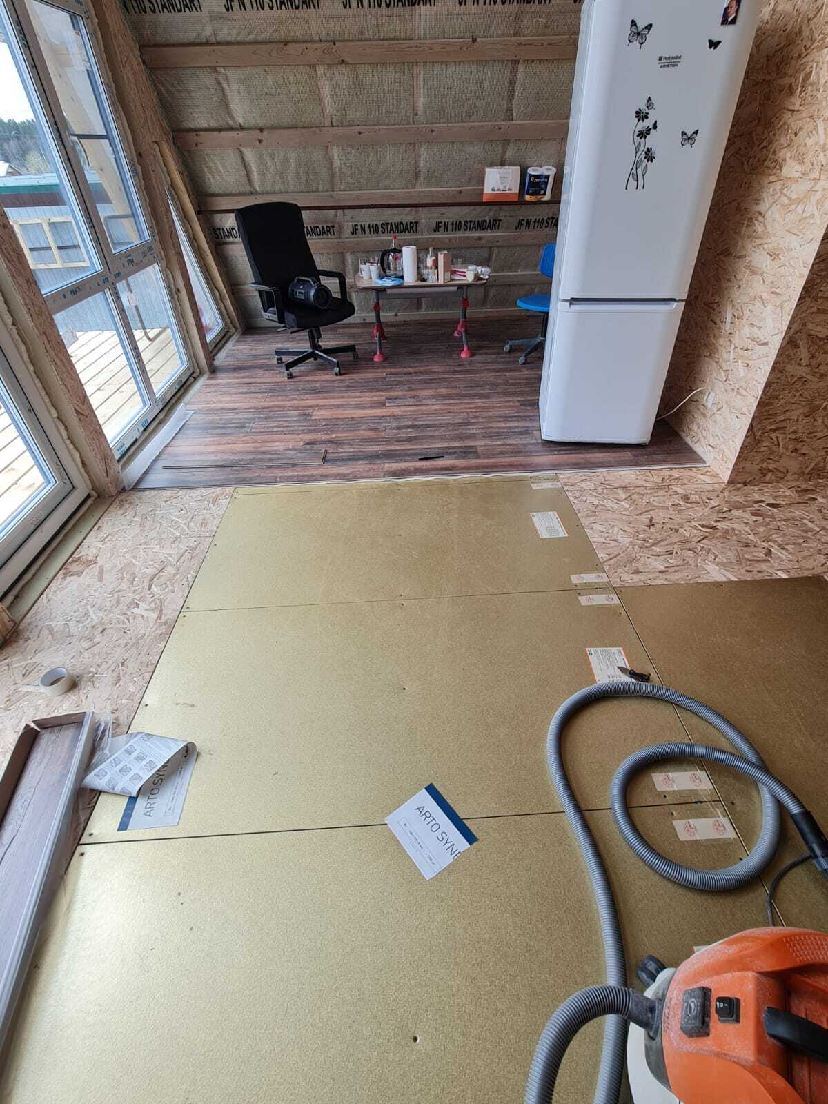 Отопление А-Фрейм дома электричеством