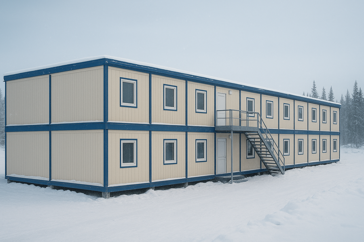 Отопление модульных зданий