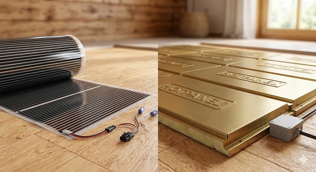 Электрический теплый пол Hotpanel или инфракрасная пленка: Сравнение технологий и безопасности